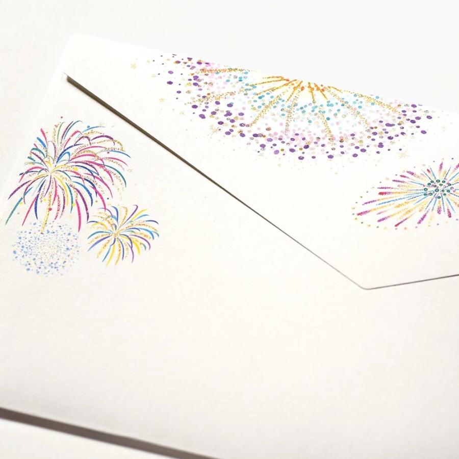 G.C.PRESS　便箋/封筒セット　花火　ヨコ罫 |  | 09