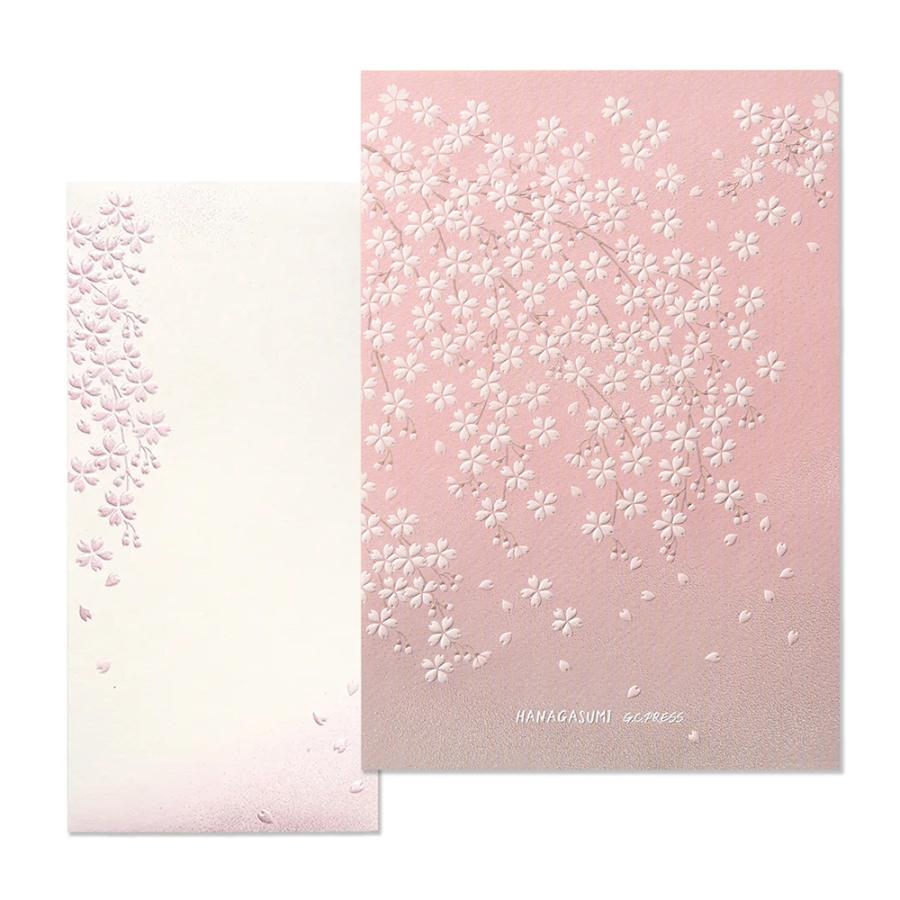G.C.PRESS　便箋/封筒セット　花霞　Ａ５｜文房具 手紙 桜 花柄 春 ギフト | 