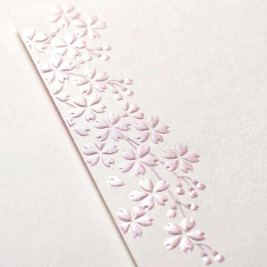 G.C.PRESS　便箋/封筒セット　花霞　Ａ５｜文房具 手紙 桜 花柄 春 ギフト |  | 07
