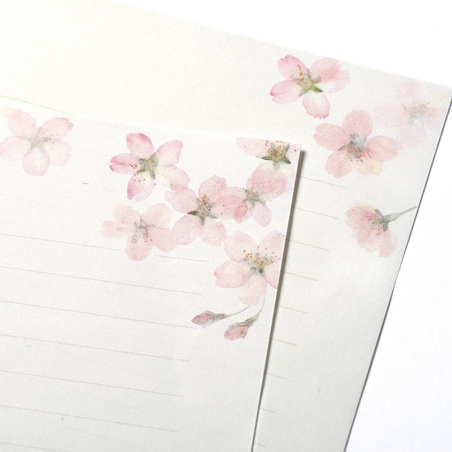 G.C.PRESS　便箋/封筒セット　ピュアナチュラル桜｜文房具 手紙 桜 花柄 春 ギフト |  | 04