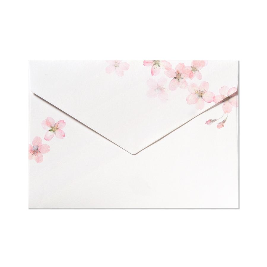 G.C.PRESS　便箋/封筒セット　ピュアナチュラル桜｜文房具 手紙 桜 花柄 春 ギフト |  | 07