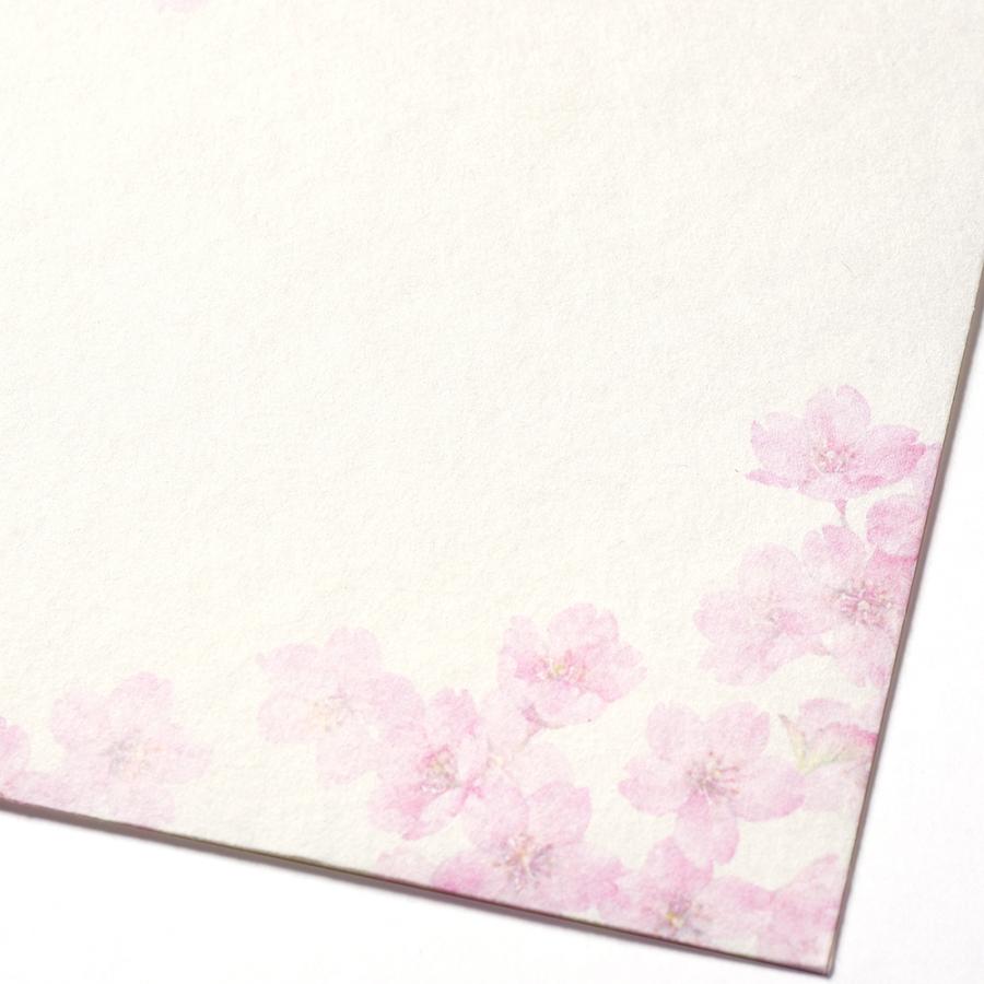 G.C.PRESS　ミニレターパッドセット　チェリーブロッサム　イン　ザ　モーニング　サン｜文房具 レターセット 手紙 桜 花柄 |  | 10