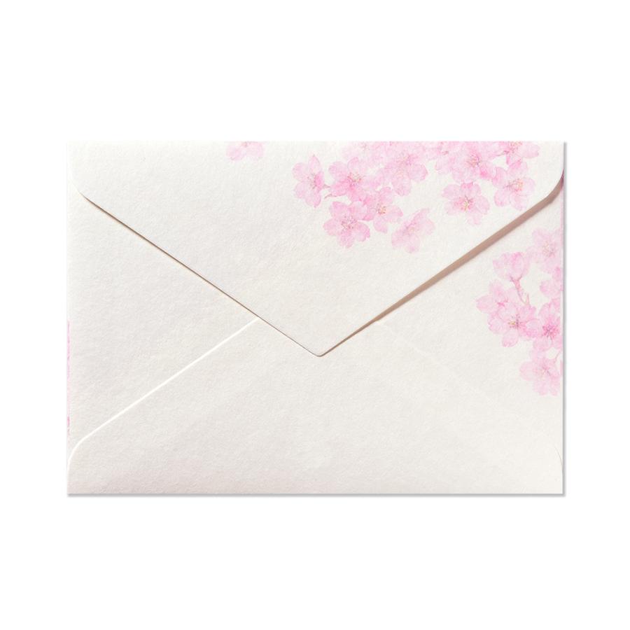 G.C.PRESS　ミニレターパッドセット　チェリーブロッサム　イン　ザ　モーニング　サン｜文房具 レターセット 手紙 桜 花柄 |  | 07