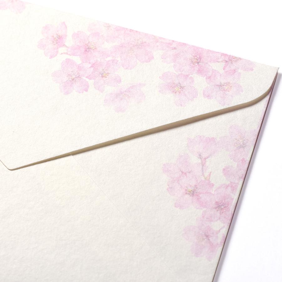 G.C.PRESS　ミニレターパッドセット　チェリーブロッサム　イン　ザ　モーニング　サン｜文房具 レターセット 手紙 桜 花柄 |  | 08