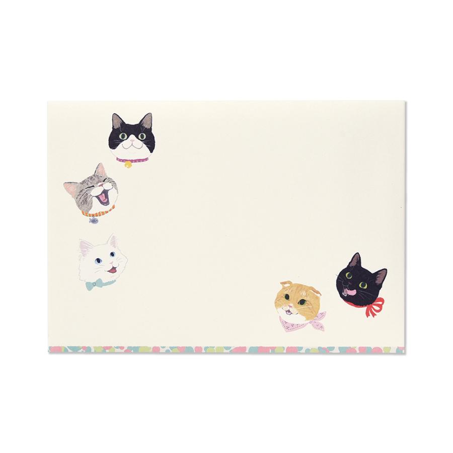 G.C.PRESS　ミニレターパッドセット　ＮＥＫＯ｜文房具 レターセット 手紙 猫 ねこ |  | 06