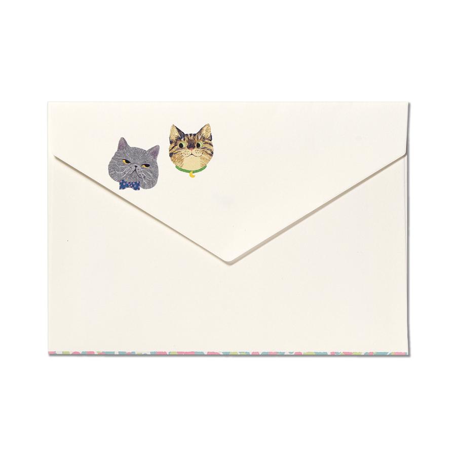 G.C.PRESS　ミニレターパッドセット　ＮＥＫＯ｜文房具 レターセット 手紙 猫 ねこ |  | 07