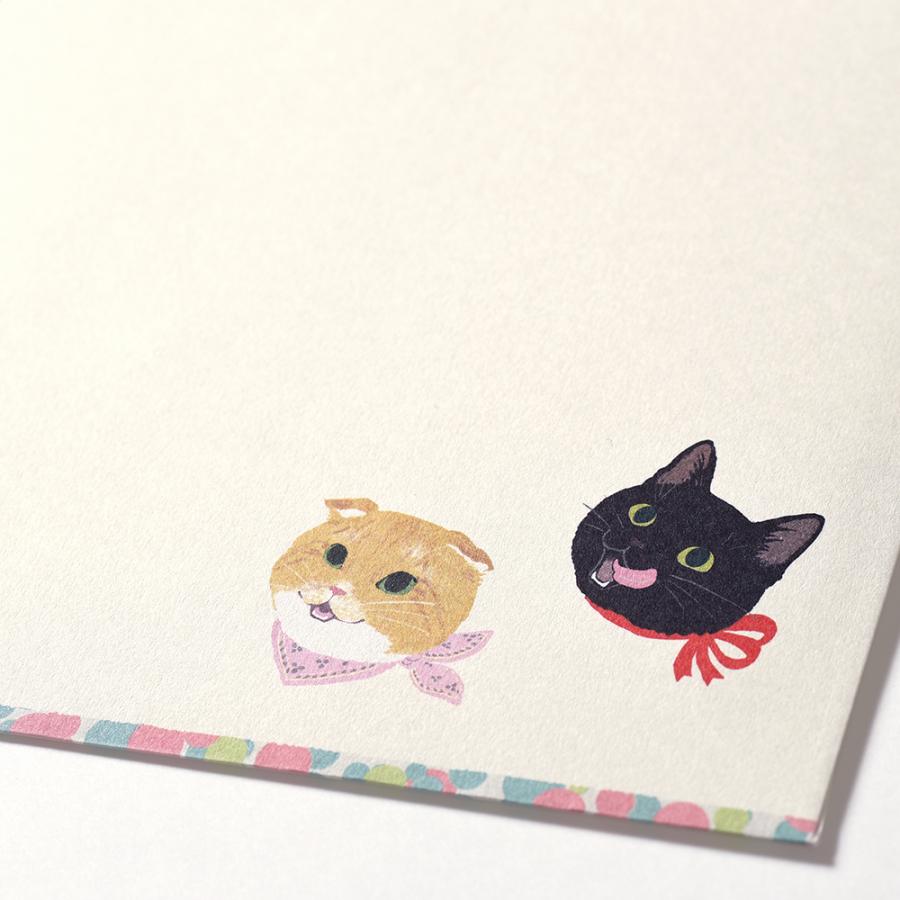 G.C.PRESS　ミニレターパッドセット　ＮＥＫＯ｜文房具 レターセット 手紙 猫 ねこ |  | 08