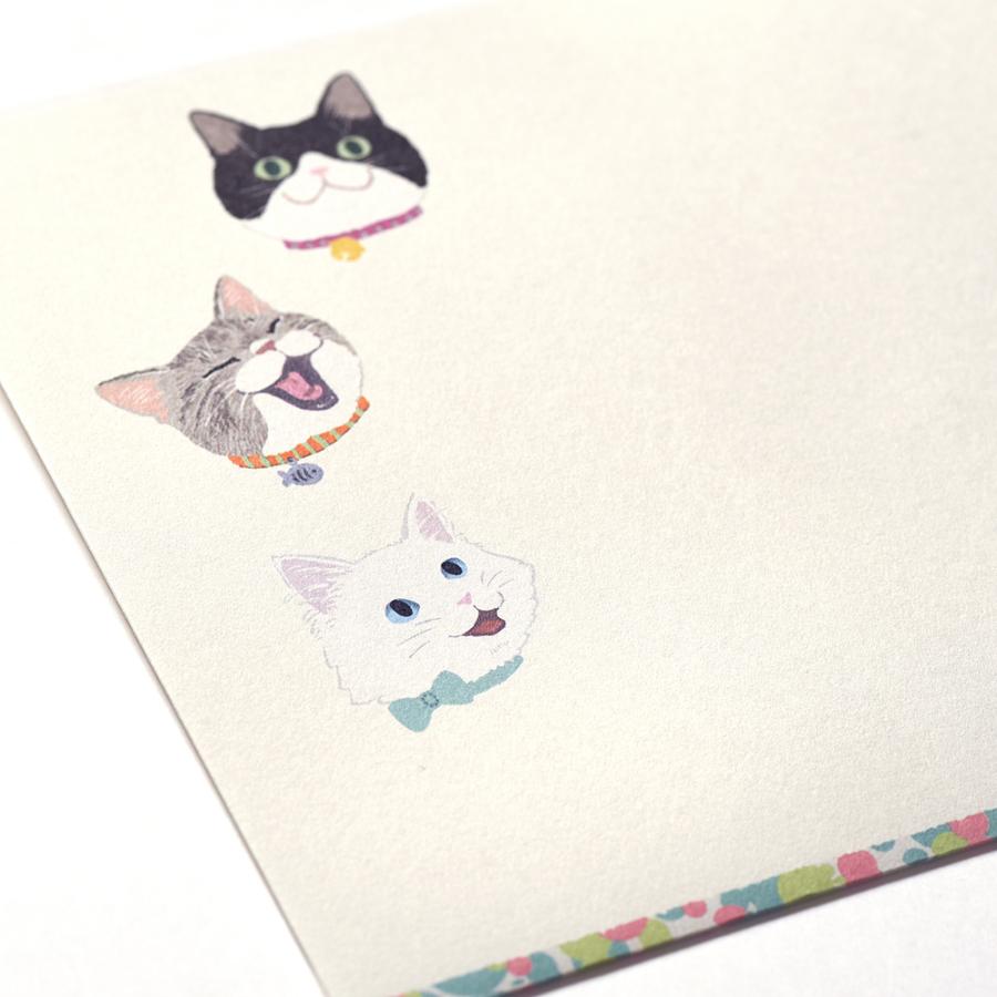 G.C.PRESS　ミニレターパッドセット　ＮＥＫＯ｜文房具 レターセット 手紙 猫 ねこ |  | 09