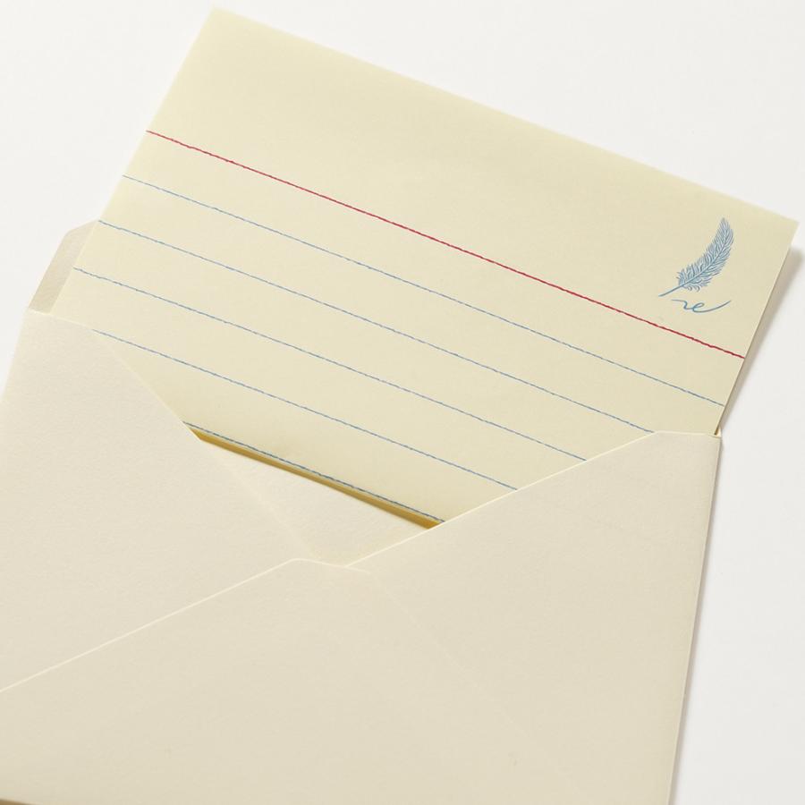 G.C.PRESS　ミニレターパッドセット　マイレターペーパー　イエロー｜レターセット 手紙 ビジネス 羽根ペン フォーマル お礼状 挨拶状 |  | 06