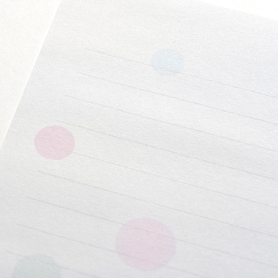 G.C.PRESS　便箋/封筒セット　ポルカドット｜文房具 水玉柄 |  | 04