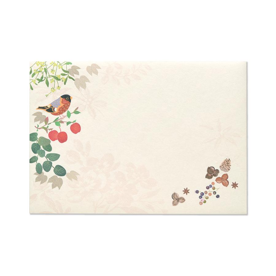 G.C.PRESS　便箋/封筒セット　サンシェール｜スイーツ ケーキ 花 秋 冬 クリスマス 松ぼっくり どんぐり 楓 プラタナス |  | 09