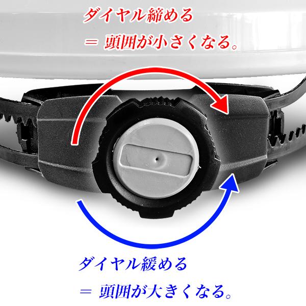 作業用ヘルメット ダイヤル式 サイズ調整 通気あり B型 安全帽 防災