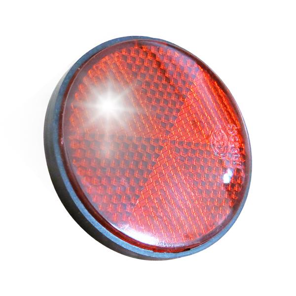 リフレクター円形丸型 リフレクター反射板 反射材 夜間追突防止反射板 自転車 倉庫 駐車場に 反射する目印 全4色 |  | 01