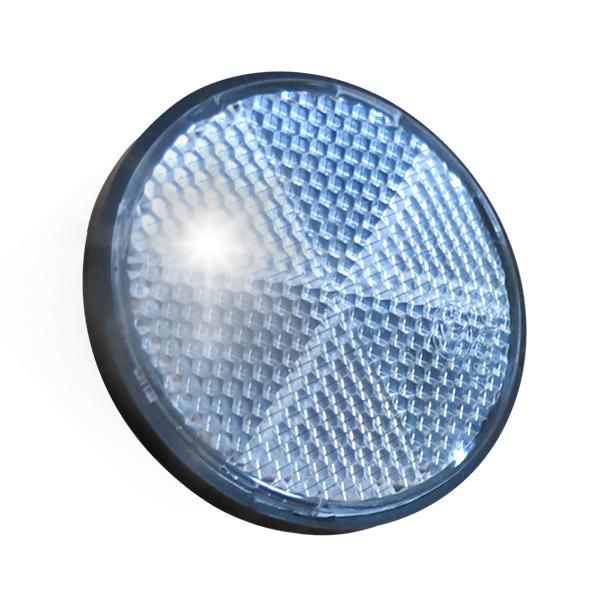 リフレクター円形丸型 リフレクター反射板 反射材 夜間追突防止反射板 自転車 倉庫 駐車場に 反射する目印 全4色 |  | 02