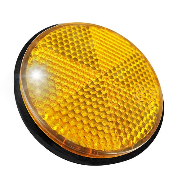 リフレクター円形丸型 リフレクター反射板 反射材 夜間追突防止反射板 自転車 倉庫 駐車場に 反射する目印 全4色 |  | 04