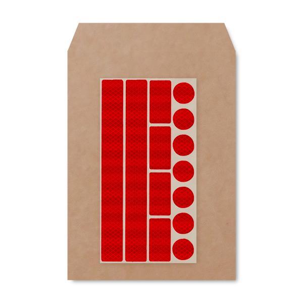 リフレクターシール 反射シール 13枚セット 反射シート 反射材 ステッカー リフレクター 送料無料 |  | 06