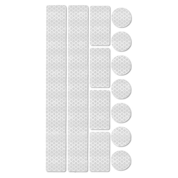 リフレクターシール 反射シール 13枚セット 反射シート 反射材 ステッカー リフレクター 送料無料 |  | 02