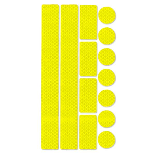 リフレクターシール 反射シール 13枚セット 反射シート 反射材 ステッカー リフレクター 送料無料 |  | 03