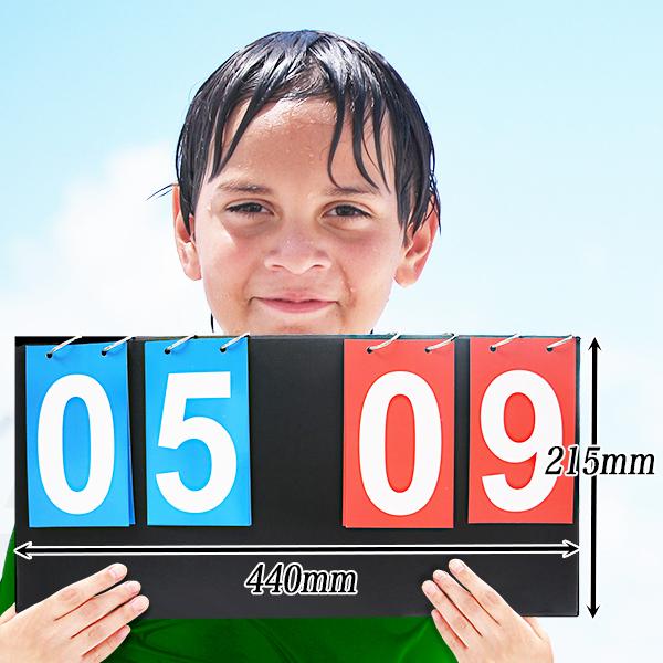 スコアボード 得点表 4桁 赤青セット スコアカウンター カウンターボード 得点ボード Web限定 スコア表