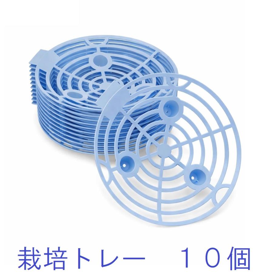 野菜栽培トレー 青 10セット スイカ メロン カボチャ 地這い キュウリ などに最適 | 