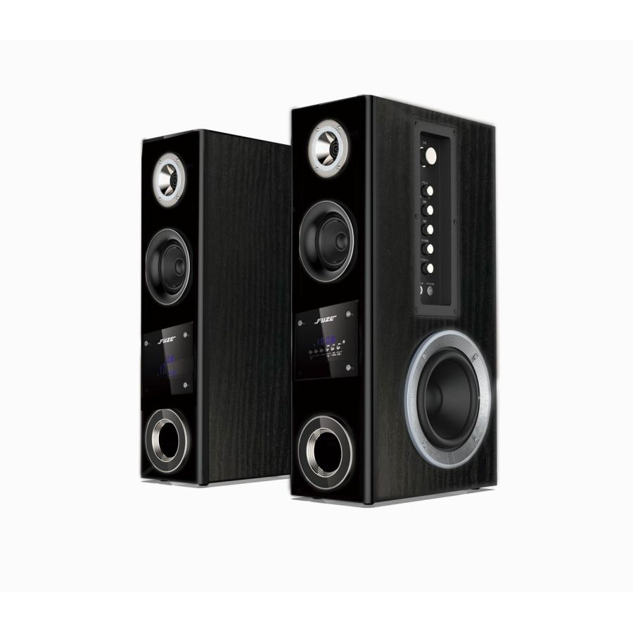 希少名品☆　Qriom　タワースピーカー Amazon.co.jp: 山善(YAMAZEN) キュリオム ダブルスピーカー タワー型