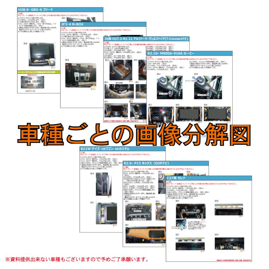 テレビキャンセラー MC315D-W/MC315D-A/MC314D-W/MC314D-A/MC313D-W/MC313D-A セレナ NOTE TIDA CUBE NV200 クリッパー TV キット 地図ずれない NNC-007｜activo-shop｜03