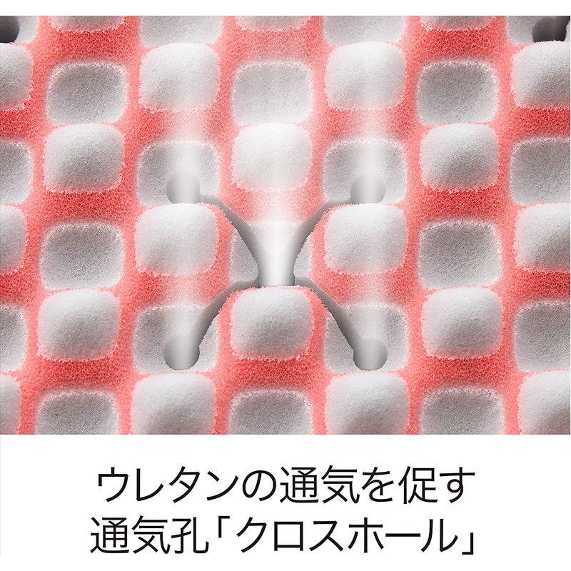 購入日本 西川 (Nishikawa) エアー 01 マットレス ダブル 高反発 ベッドマットレス用 眠りを深くする 特殊立体波形凹凸構造 自然な寝姿 