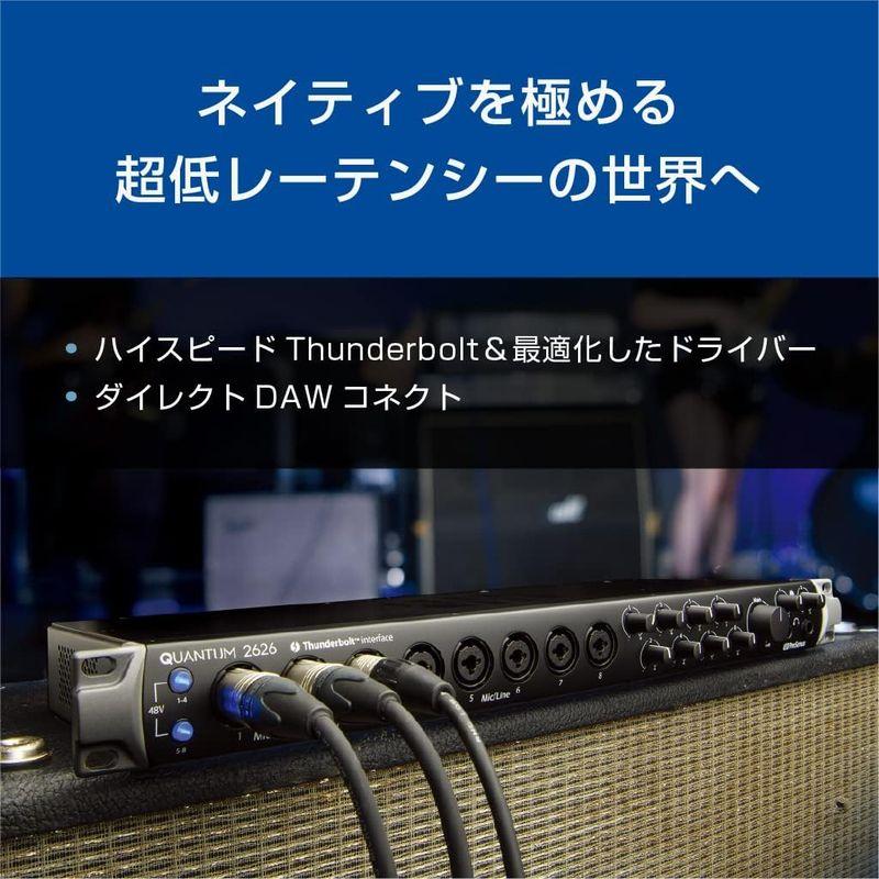 【訳あり・新品】 PreSonus Quantum 2626 オーディオインターフェイス 24Bit 192kHz 26入出力Thunderbolt Stud 【HOV1229213192】(42857円)
