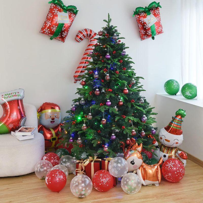 クリスマスツリー 枝大幅増量タイプ 赤い実付き、おしゃれなポリ成型葉混合クリスマスツリー 300CM KSBMA - 10