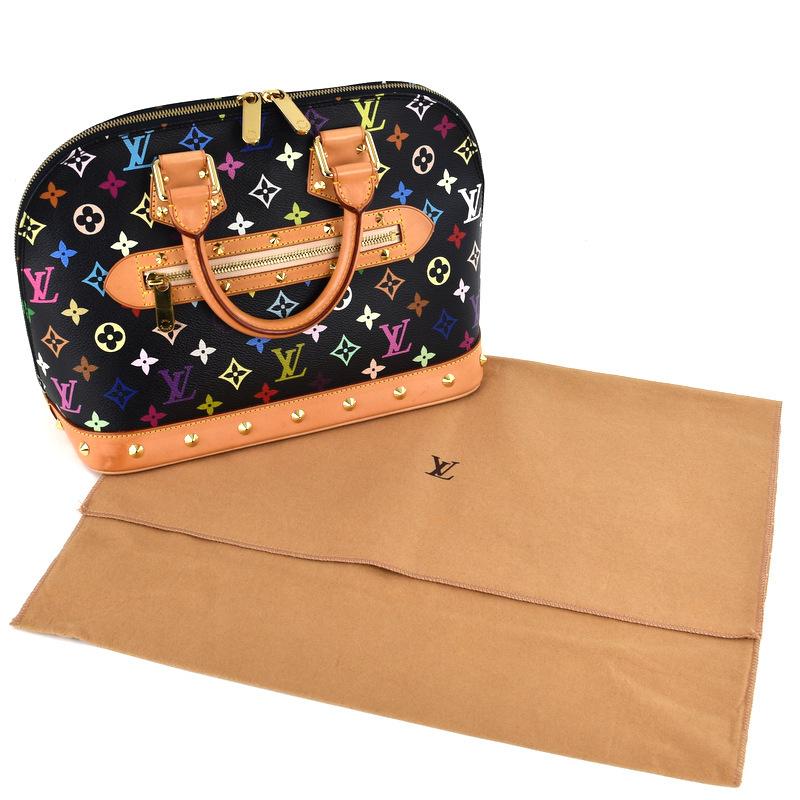 【希少】ルイヴィトン⭐アルマ【マルチカラー】ハンドバッグ⭐ブラック M92646 アルマ（LOUIS VUITTON） ルイヴィトン バッグ レディース