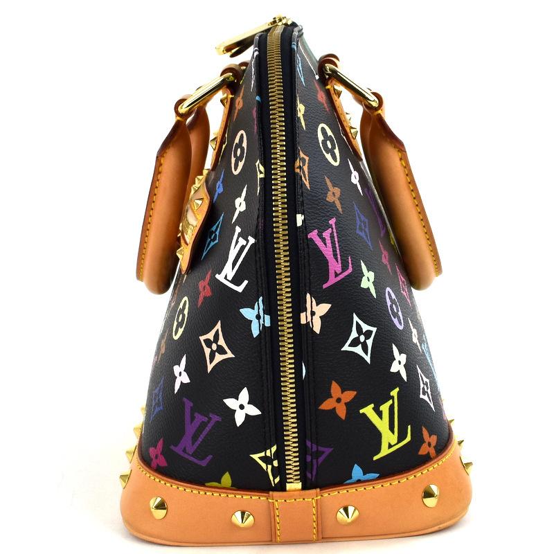 【希少】ルイヴィトン⭐アルマ【マルチカラー】ハンドバッグ⭐ブラック M92646 アルマ（LOUIS VUITTON） ルイヴィトン バッグ レディース