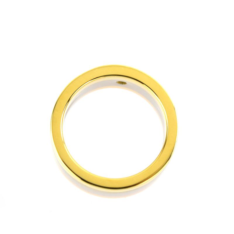 Cartier カルティエ 指輪 トリニティ K18スリーカラー 1Pダイヤ