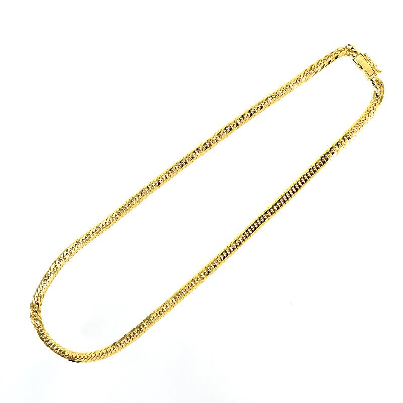 喜平ネックレス 八面トリプル喜平 40cm 20.5g 18k 18金 イエロー 