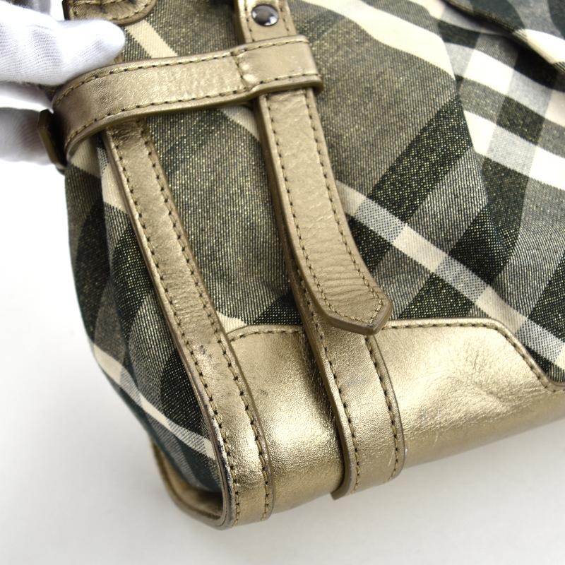 【美品】バーバリー 2way トートバッグ ショルダー ノバチェック ナイロン BURBERRY バーバリー 2WAY トート ショルダーバッグ ノバチェック