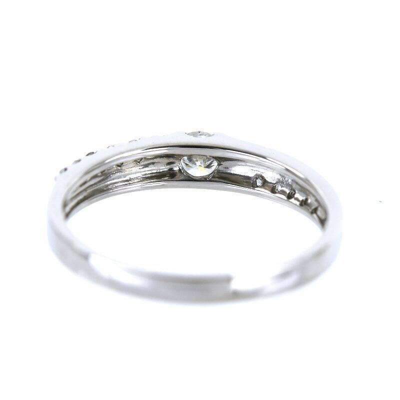 指輪 プラチナ900 レディース 13号 ダイヤリング ダイヤモンド 0.30ct