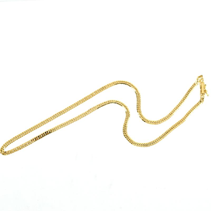 喜平 ネックレス 18金 六面W喜平 10.2g 40cm キヘイ K18YG イエロー 