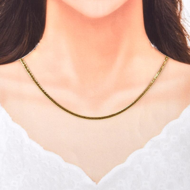 喜平 ネックレス 18金 六面W喜平 10.2g 40cm キヘイ K18YG イエロー  