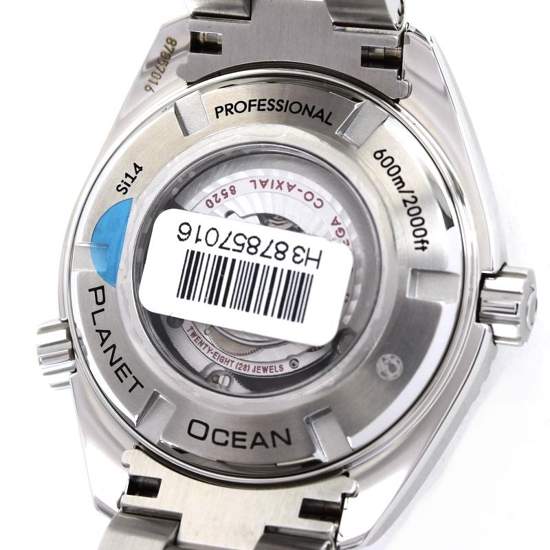 [3年保証] オメガ レディース シーマスタープラネットオーシャン 600M 232.18.38.20.04.001 箱保 ダイヤ 自動巻き 腕時計 中古 送料無料 新品)OMEGA オメガ シーマスター プラネットオーシャン600M 37.5MM