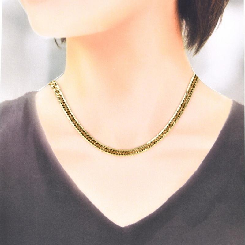 喜平 ネックレス 八面トリプル喜平 40cm 30.4g 18k 18金 イエロー 