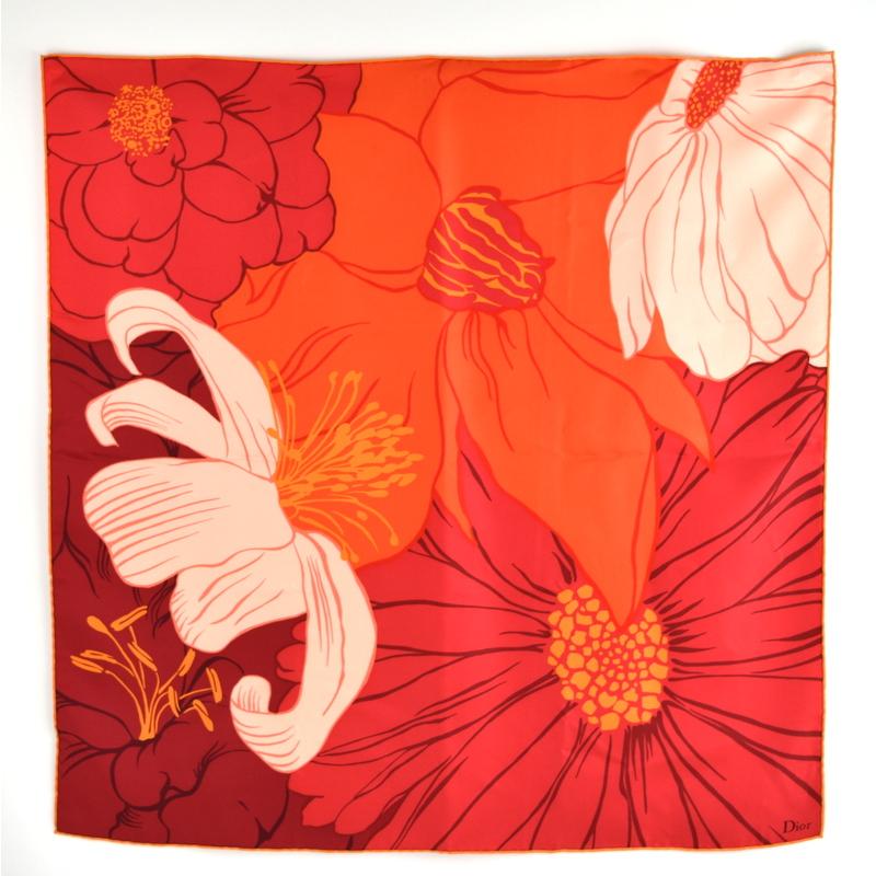 Christian Dior ディオール スカーフ レディース シルク100