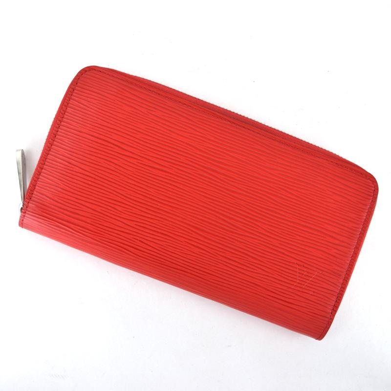【ほぼ未使用】Louis Vuitton エピレザー 長財布 レッド ジッピー・ウォレット ルイヴィトン 長財布 エピ ジッピーウォレット