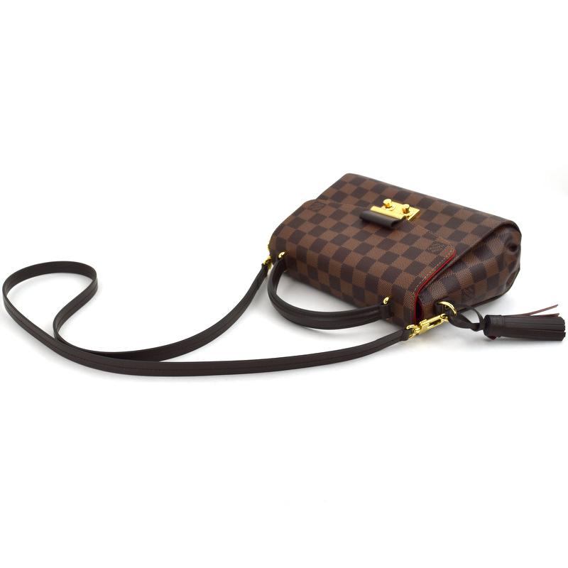 LOUIS VUITTON ルイ ヴィトン ダミエ クロワゼット ハンドバッグ 2WAY ショルダーバッグ 斜め掛け N53000 楽天市場】ルイヴィトン バッグ レディース ダミエ クロワゼット