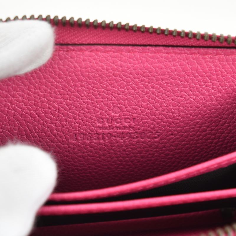 GUCCI（グッチ） コインケース ヴィンテージロゴ 496319 ピンク レザー