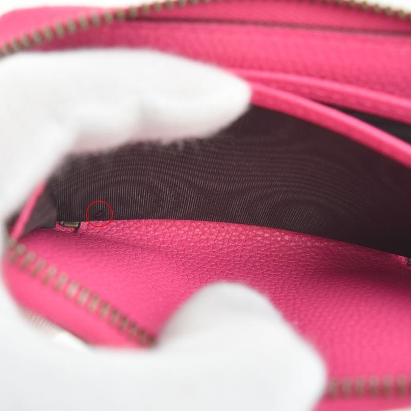 GUCCI グッチ コインケース ヴィンテージロゴ 496319 ピンク レザー  