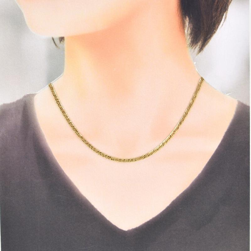喜平 ネックレス 八面トリプル喜平 40cm 10.3g 10g 18k 18金 イエロー 