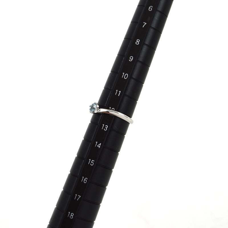 ヨンドシー 指輪 レディース 12号 4℃ Pt950 プラチナ950 ブルー