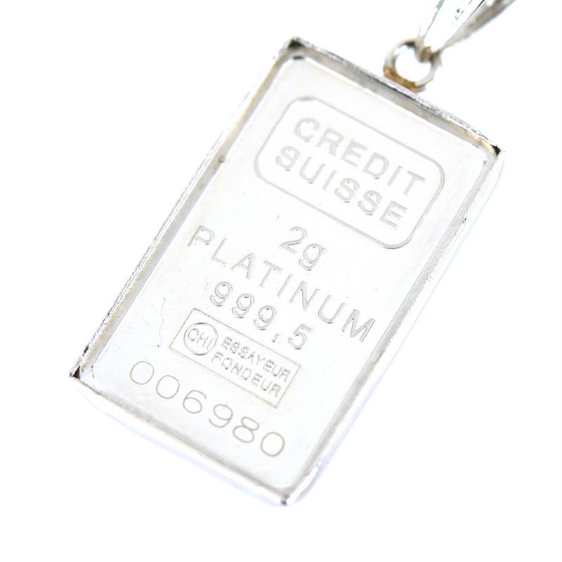 ペンダントトップ 純プラチナ 自由の女神 リバティ インゴット