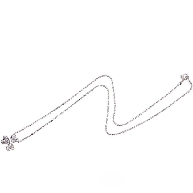 K18WG 1.2g パイナップルチャームネックレス18金 750 K18