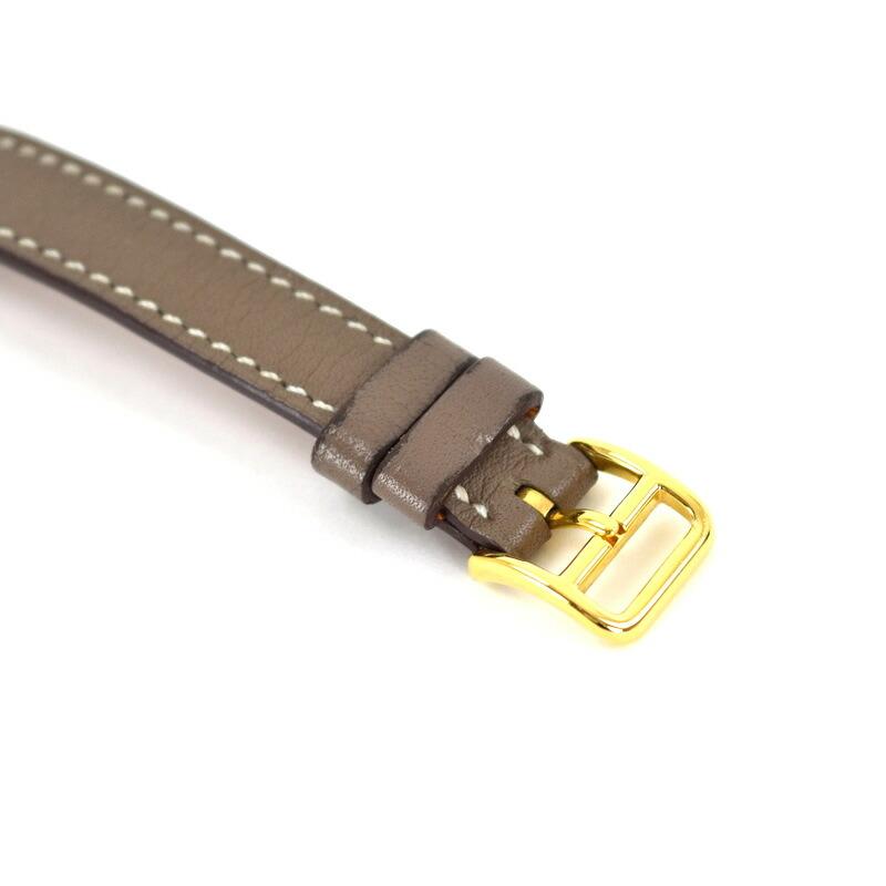 Arceau エルメス アルソー レディースウォッチ SS×GP 革ベルト