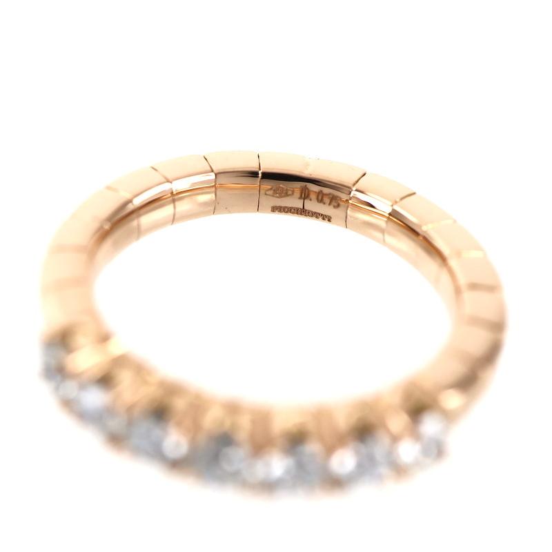 ピキョッティ 指輪 18金 K18PG ピンクゴールド ダイヤ 0.75ct